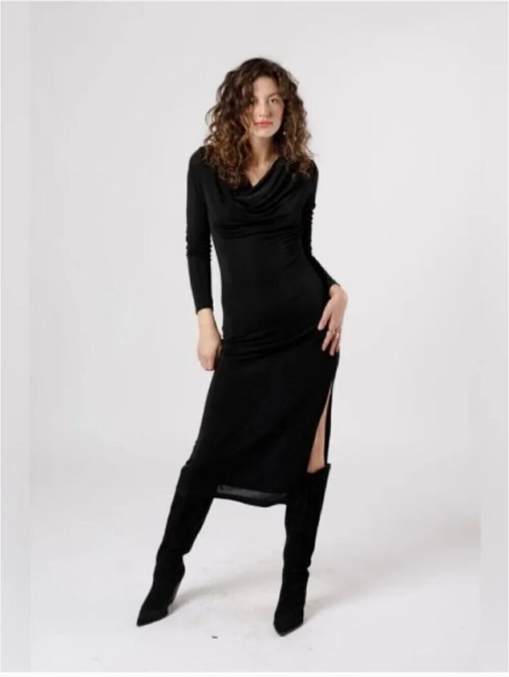 NWT | Band Of The Free | M | Black Long Sleeve Dress